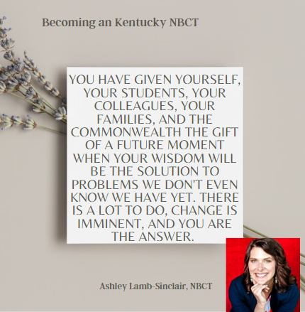 #nbctstrong  @KyDeptofEd @GoTeachKY @GovAndyBeshear @LtGovColeman @JamesATipton @SteveWestKY @NBPTS 
Kentucky ranks sixth based on the total number of NBCTs as a percent of 2021 - 2022 teacher workforce in each state.