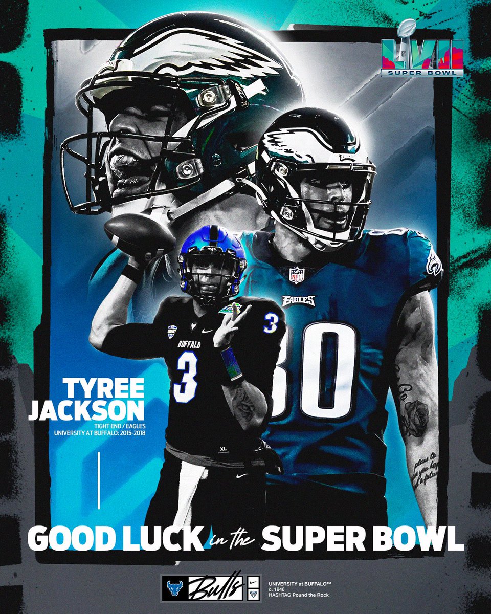 Another 🐂 in the big game. 

UB Football alums have been on the roster of Super Bowl teams five of the last six years. 

#ForeverABull