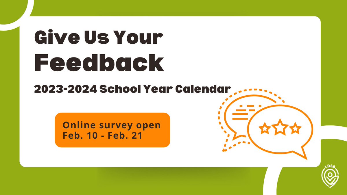 Planning for the next school year has begun and the Limestone District School Board is seeking feedback from families on two potential options for the 2023-24 school-year calendar. You're invited to learn more and complete the online survey: bit.ly/SYC2023-24