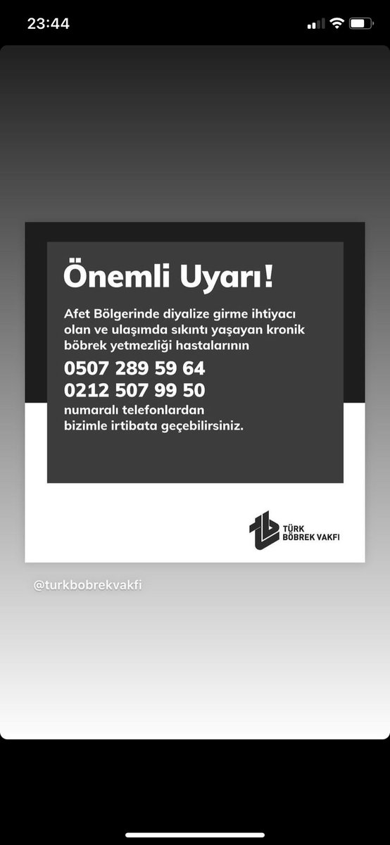 #türkböbrekvakfı #dializ #deprem