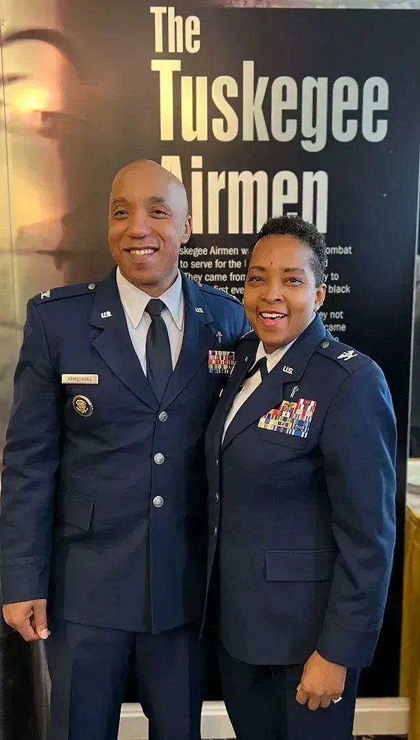 abhmsorg's tweet photo. During Black History Month, ABHMS' Office of the Ecclesiastical Endorser, Dr. Patricia Murphy, celebrates Ch, Col, Ronnelle Armstrong and Ch, Col, Ruth N. Segres. Two Chaplain Colonels that are serving in the United States Air Force. #abhms https://t.co/iI9Twi0BPu