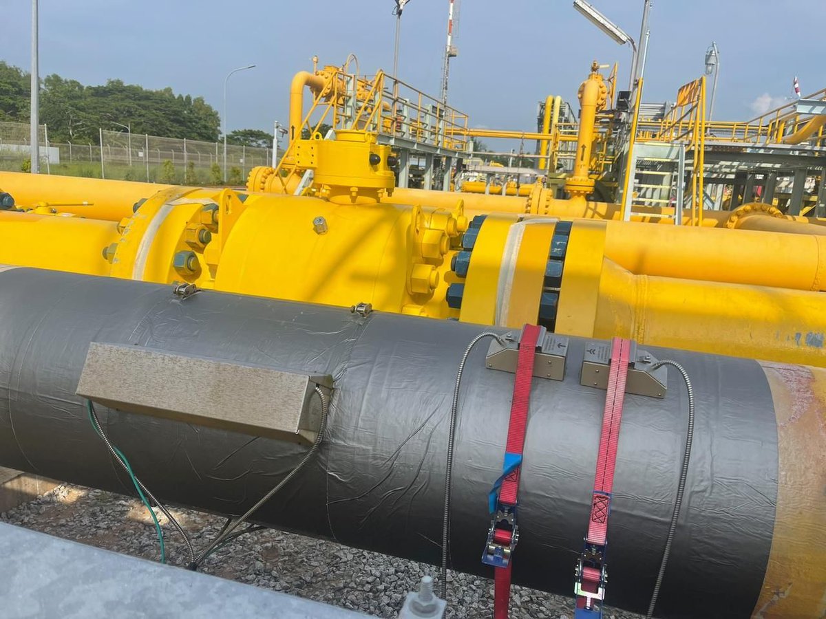midebien's tweet photo. #Flexim | Un medidor de flujo de abrazadera de doble canal G800 FLEXIM mide el flujo desde la tubería submarina de 16" hasta la planta de tratamiento de #gas. 
Conoce como trabaja en el campo real AQUÍ ⬇️
https://t.co/fcF349MyYw
#IndustrialGases #Flowmeter https://t.co/3qFSRWYqpy