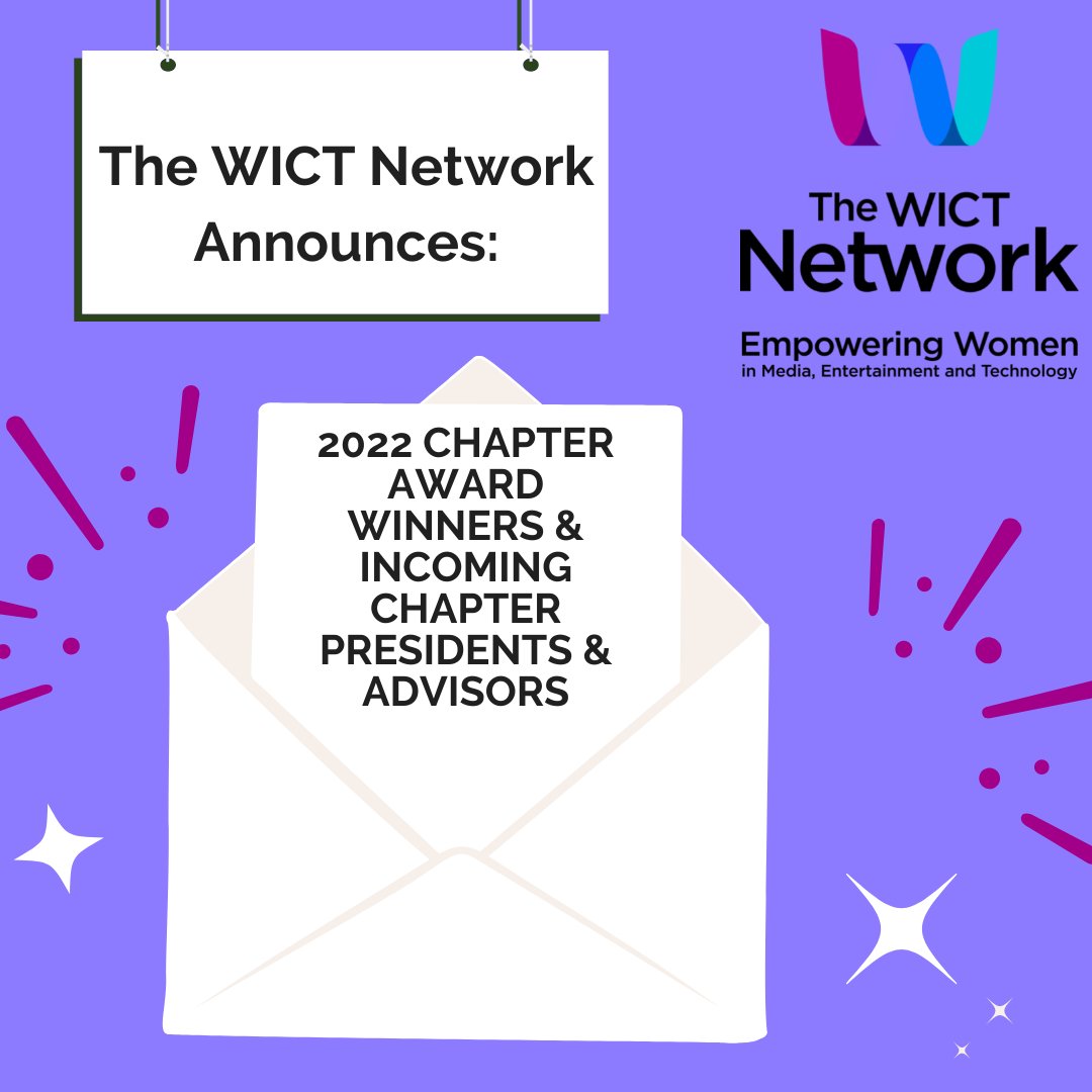 The WICT Network announced both its 2022 chapter award recipients and its 2023 chapter presidents and advisors. Click the link to read the complete list of honorees in our press release: ow.ly/eUiy50MG02j