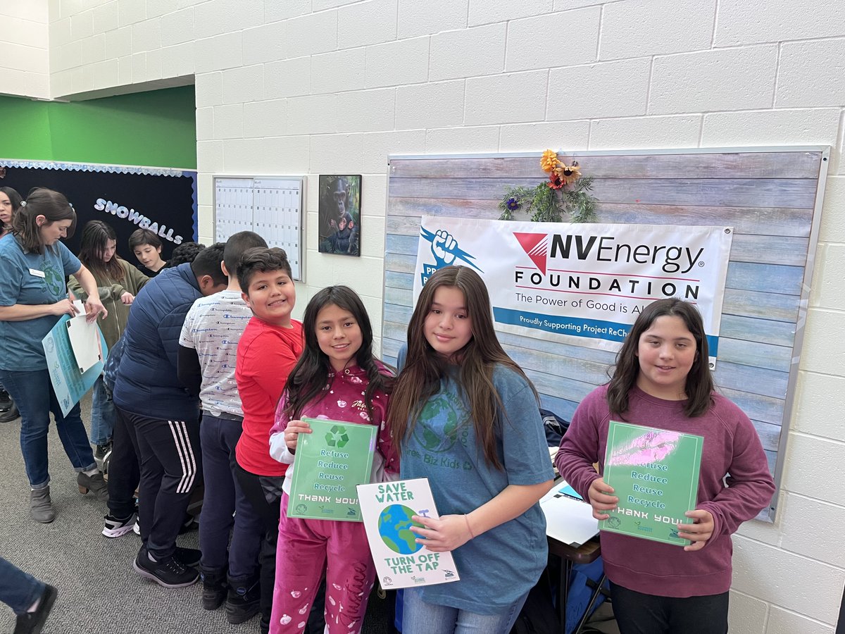 The NV Energy community relations team visited Empire elementary today to recognize students for their efforts to become Nevada’s First Green Certified School. <a href="/EnvirolutionORG/">Envirolution</a> #NVEnergy #NVEnergyFoundation #PowerofGood