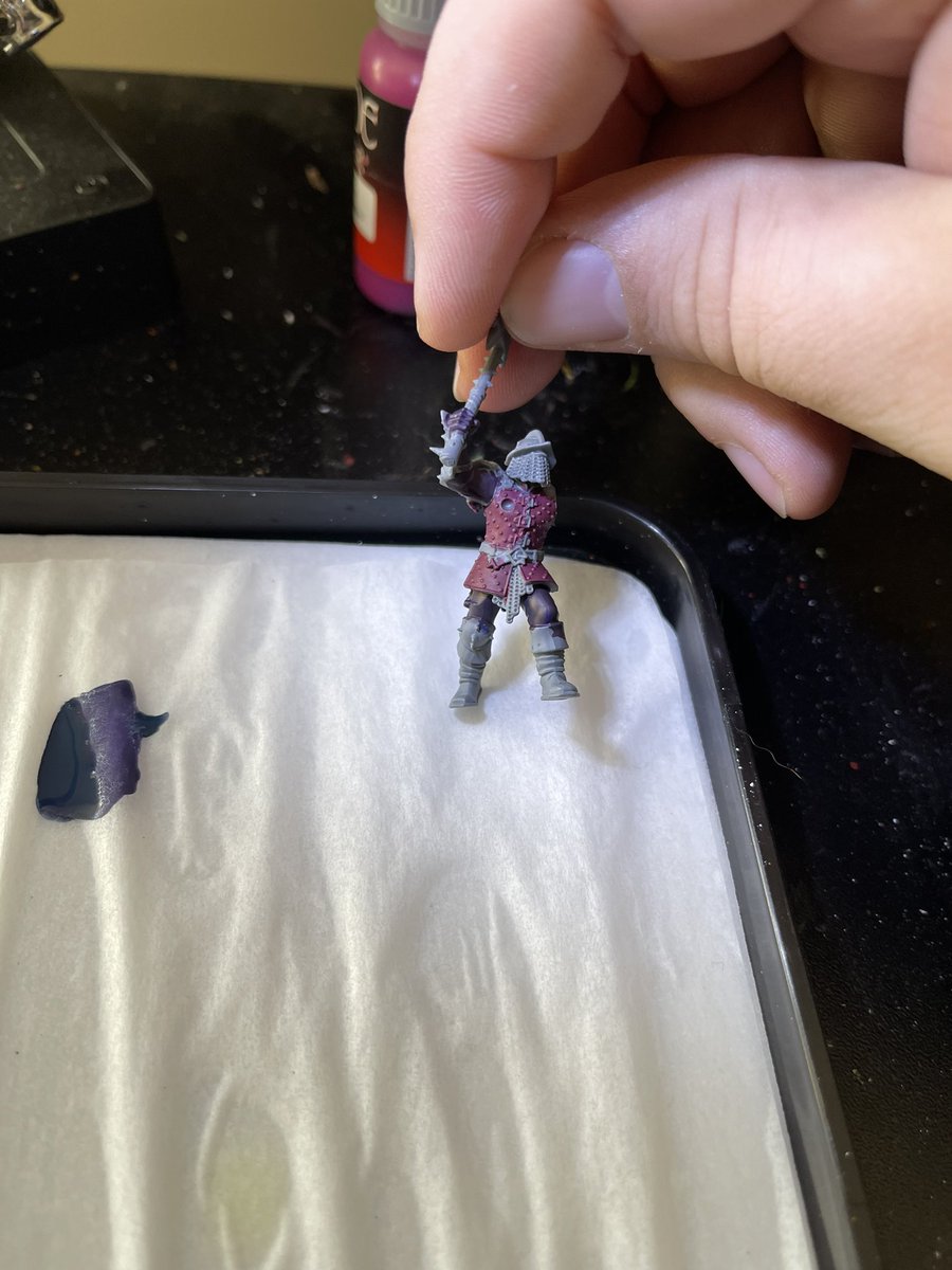 AndyPaintsMinis on Twitter "Hobbystreak Day 112 Started on the cloth