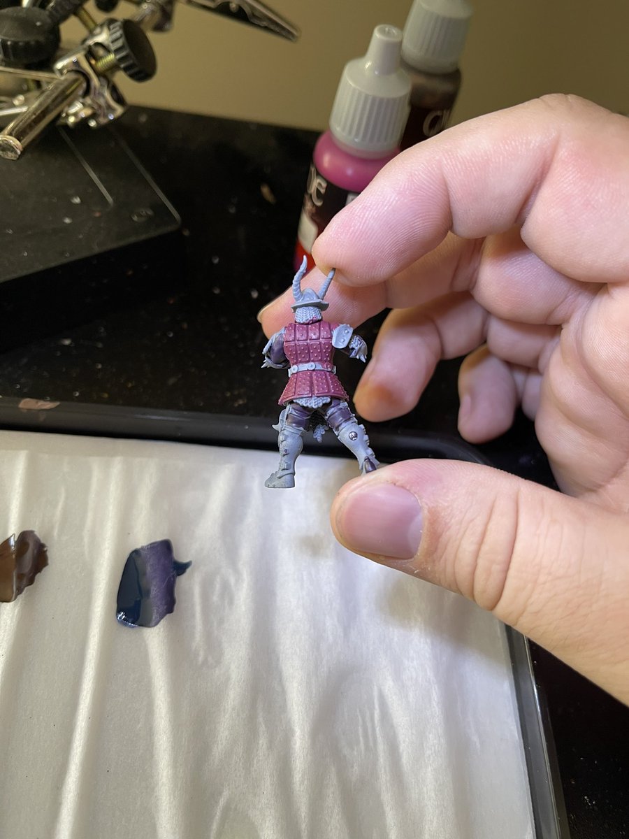 AndyPaintsMinis on Twitter "Hobbystreak Day 112 Started on the cloth