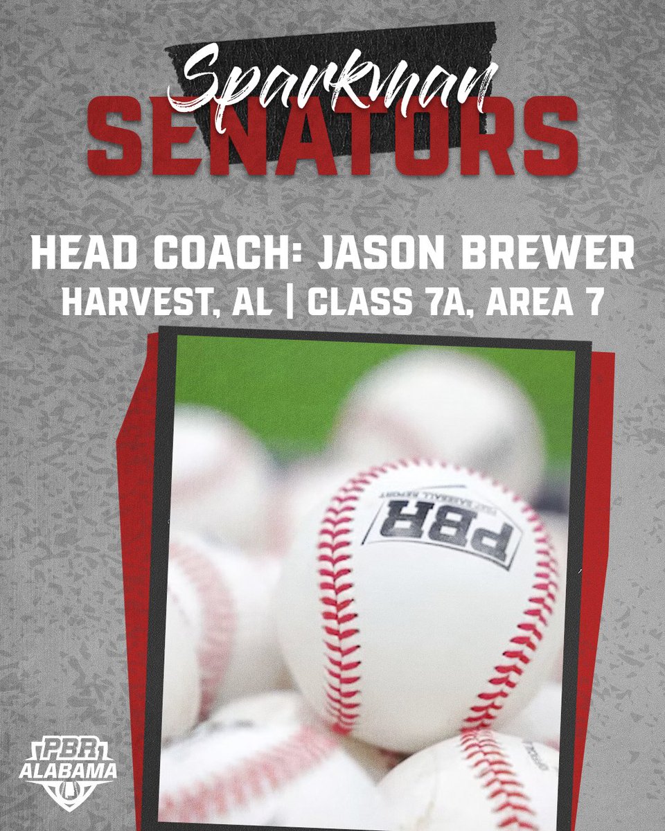 PrepBaseballAL's tweet photo. #ALHSPreview23: 𝐒𝐩𝐚𝐫𝐤𝐦𝐚𝐧 𝐒𝐞𝐧𝐚𝐭𝐨𝐫𝐬

⚾️: @Sparkman_RBI
👤: @JPudge11
📋: Class 7A, Area 7
📍: Harvest, AL

𝐏𝐑𝐄𝐕𝐈𝐄𝐖 ➡️: https://t.co/ypuaArE4i1 https://t.co/g1tuLyMnfd