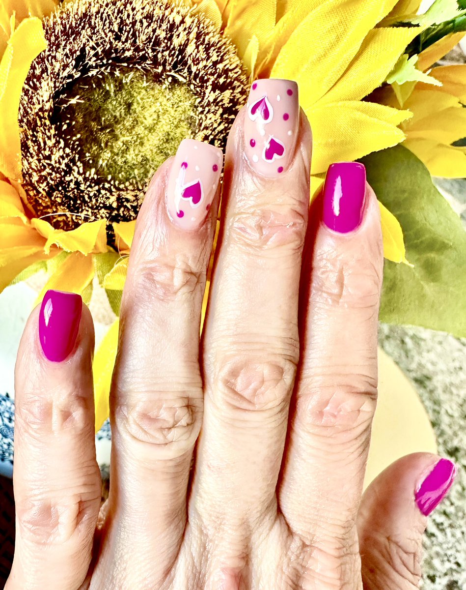 In honor of the month of love. ❤️❤️❤️❤️ #nails #ValentinesDay