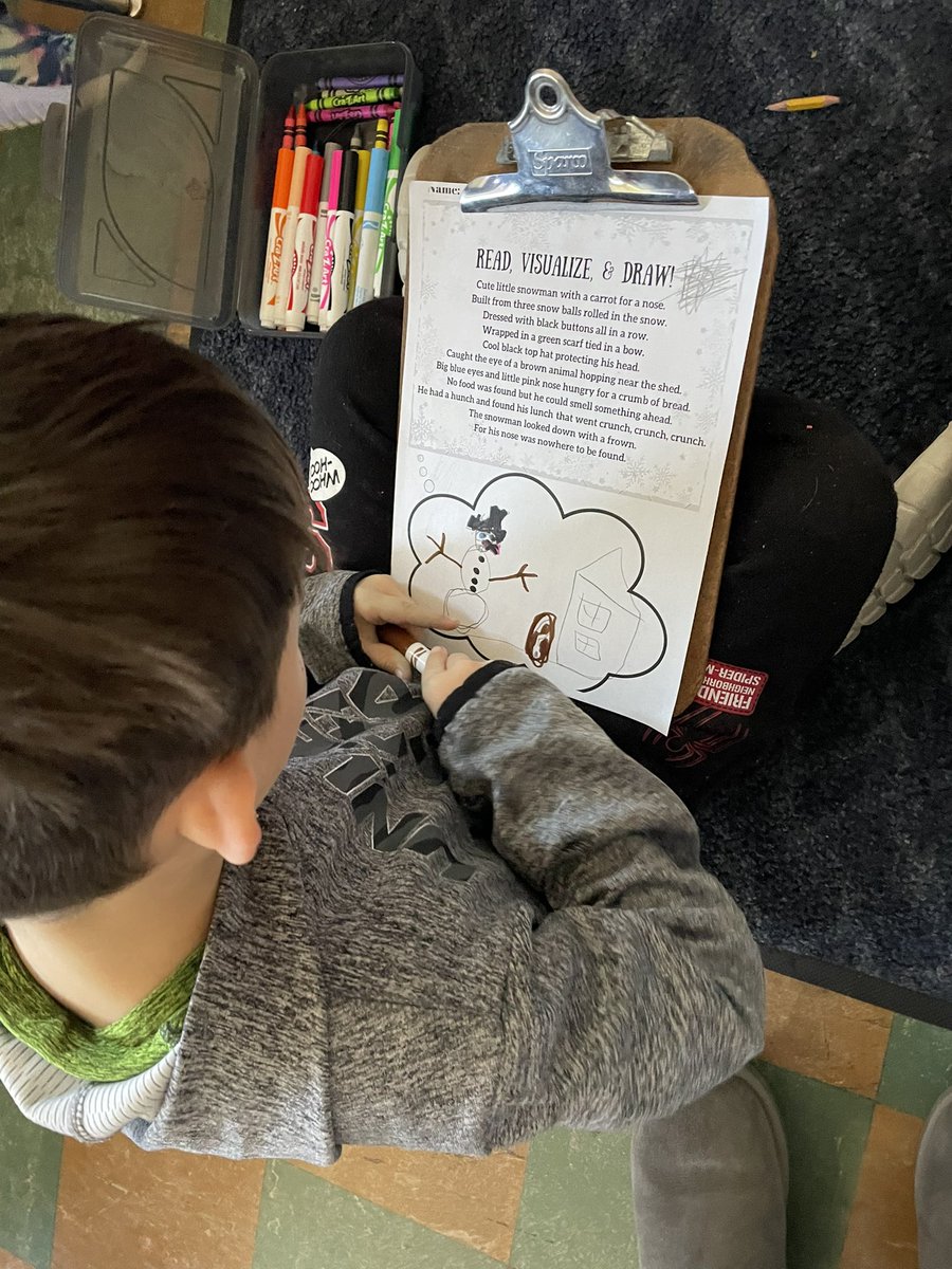 We can visualize when we read poems! <a href="/LindberghSchool/">Lindbergh Elementary</a> #AtTheBergh