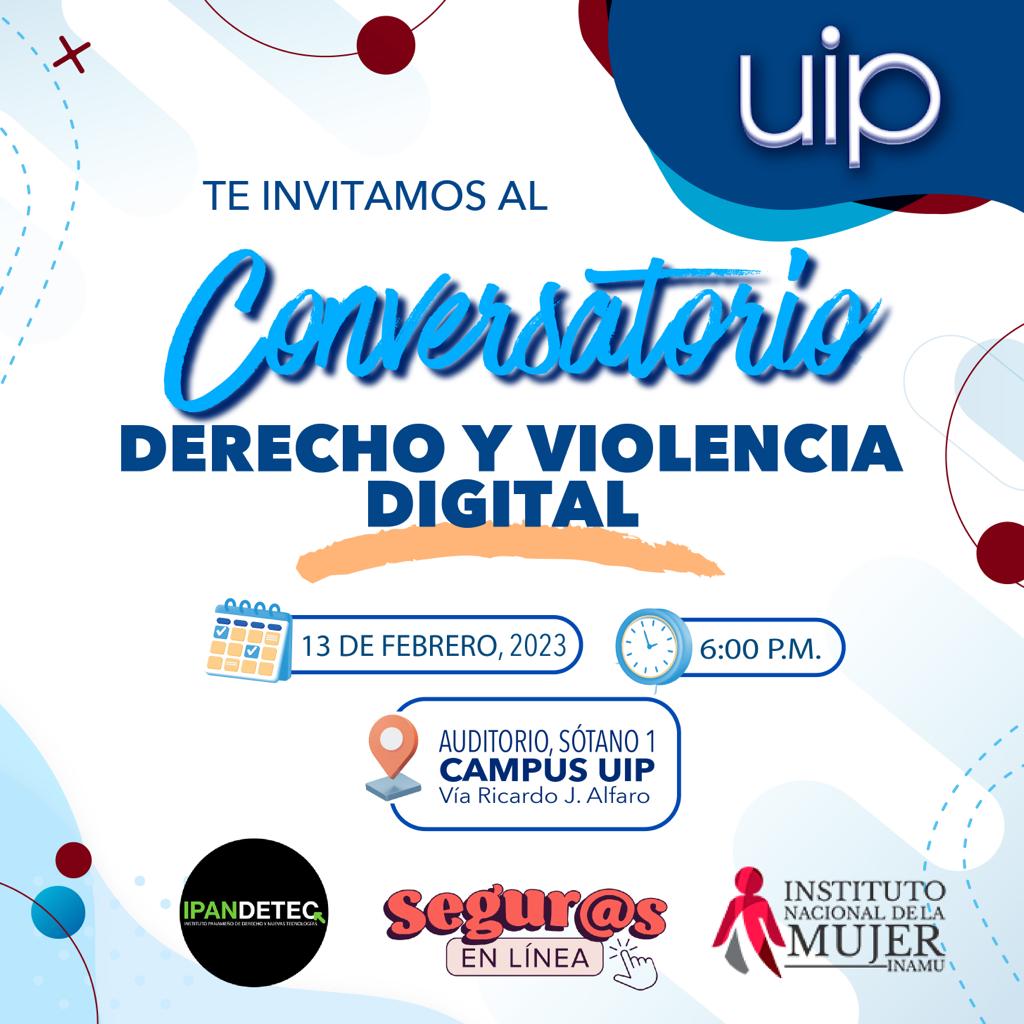 ipandetec's tweet photo. 🙏 Acompáñanos este lunes 13 de febrero en el auditorio de la @uippanama en el conversatorio 'Derecho y Violencia Digital' con la participación de la Dra. Nellys Herrera - Directora General del @inamupanama 

Registro 👉🏽https://t.co/zWcGlr4uR6 https://t.co/JFh7NIz3YI