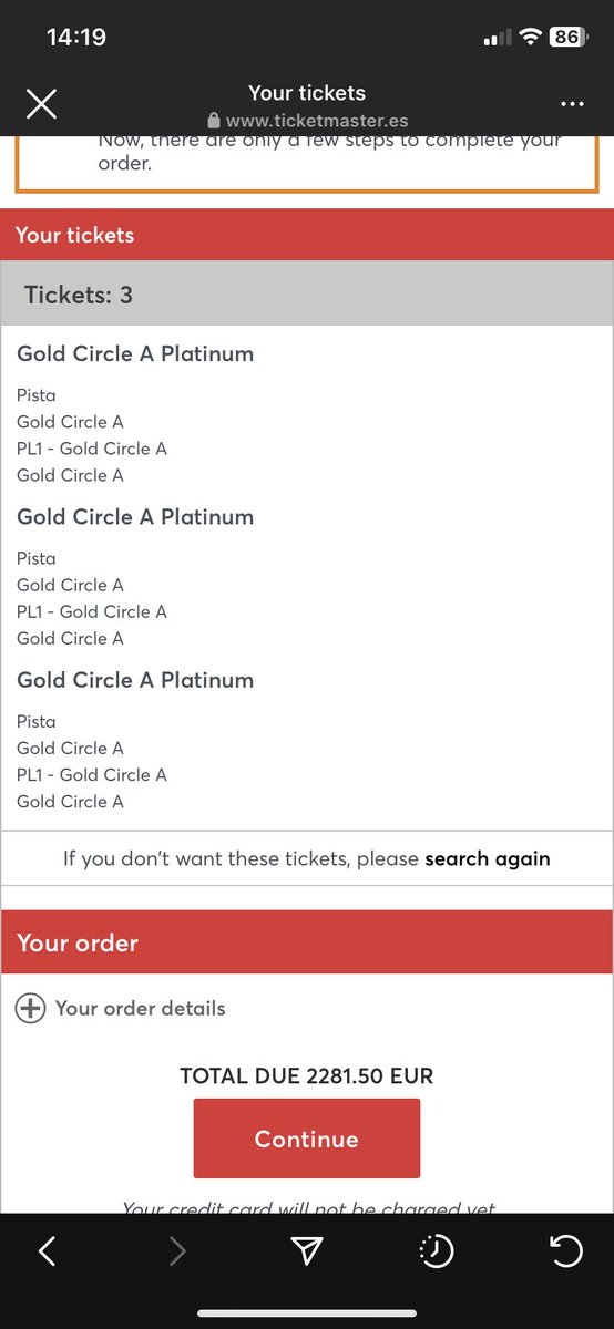 BaronLCezario's tweet photo. #Ticketmaster vendiendo en su propia página entradas para el concierto de #beyonce 3 veces más caro que el valor inicial? Que nadie compre esa mierda y a ver que! #beyoncebarcelona #beyonceticketmaster #BeyonceRenaissanceTour https://t.co/IIgLd5BbyP