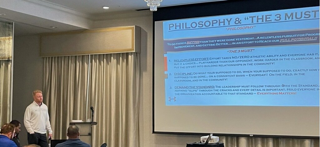 <a href="/Niceville_FB/">Niceville Football</a> Alum Coach @TMORTON_AU of <a href="/AuburnFootball/">Auburn Football</a> presenting at the <a href="/ecfca_/">EMERALD COAST FL,FCA serving Okaloosa-Walton FCA</a> Coaches Clinic in Destin, FL!