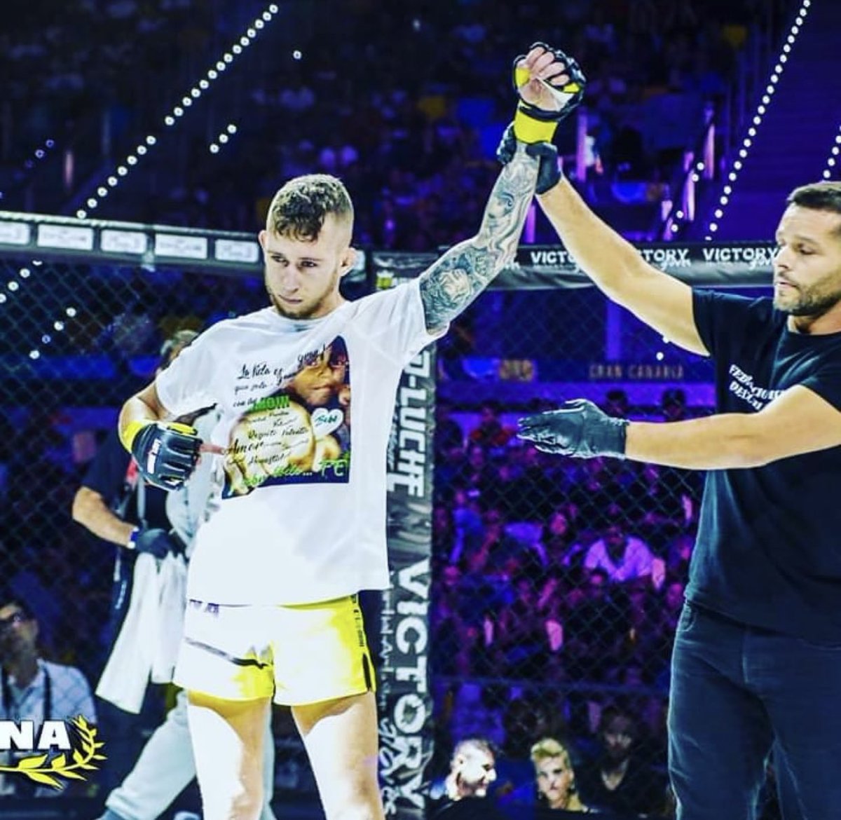 spanish_mma's tweet photo. Kevin Cordero (14-3) regresa tras su lesión y enfrentará a Alisson Sakuraba (5-4) el próximo 18 de marzo en F2ONE, en la categoría de peso ligero.
#kevincordero #alissonsakuraba #f2one #mma https://t.co/9ZuirNGiwU
