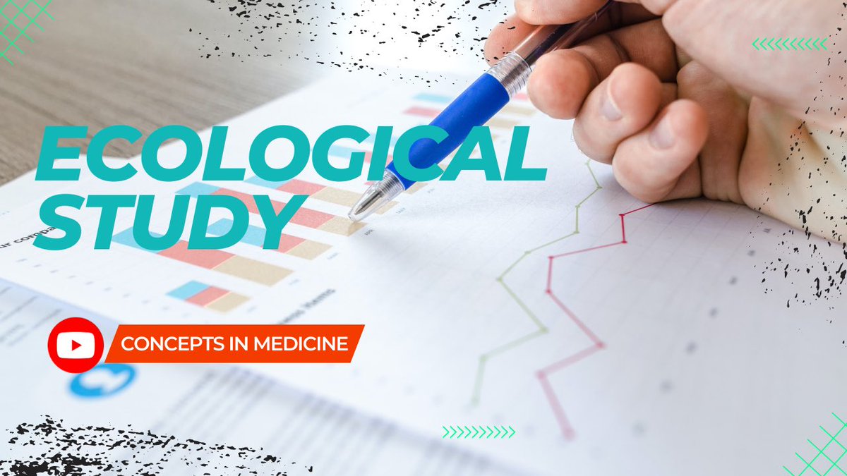 delthywill's tweet image. Ecological study is disadvantaged by socio-economic confounding and ecological fallacy but can actually be used from populations with different characteristics…
#Studydesigns #epidemiology #groupcharacteristics
youtu.be/JPzCa0Bh7qM