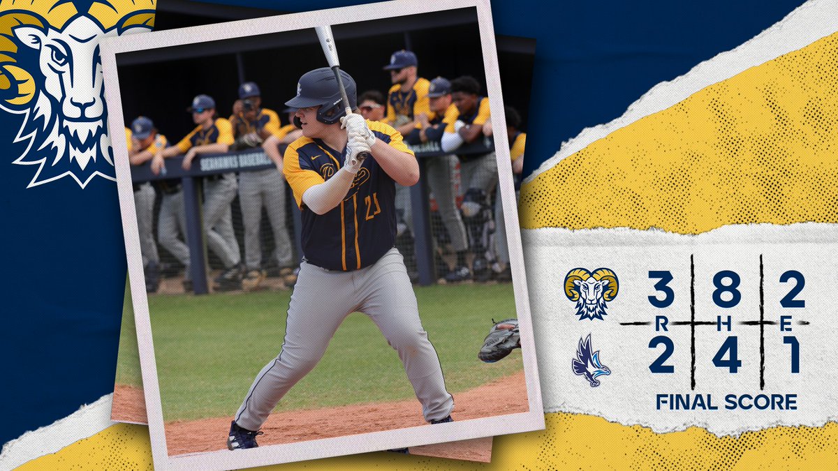 ⚾️FINAL SCORE⚾️

<a href="/ciuramsbaseball/">CIU Baseball</a> takes down No. 25 Keiser for their first win of the season! #RamEm