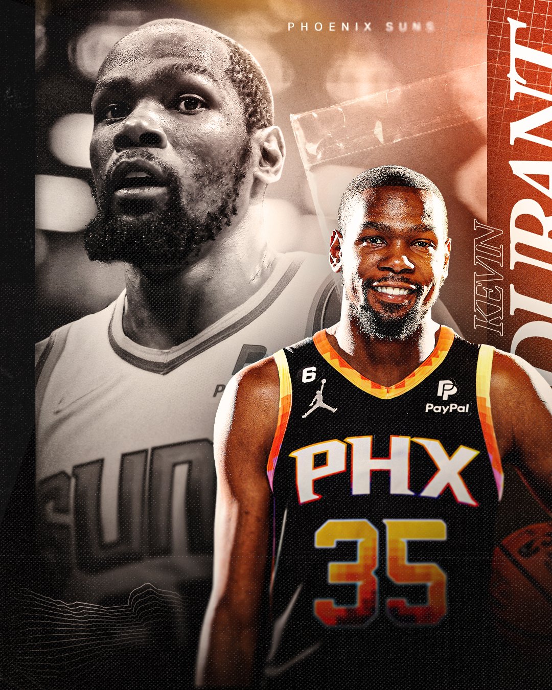 KEVIN DURANT PHOENIX SUNS 2022-23 CLASSIC JERSEY - Prime Reps