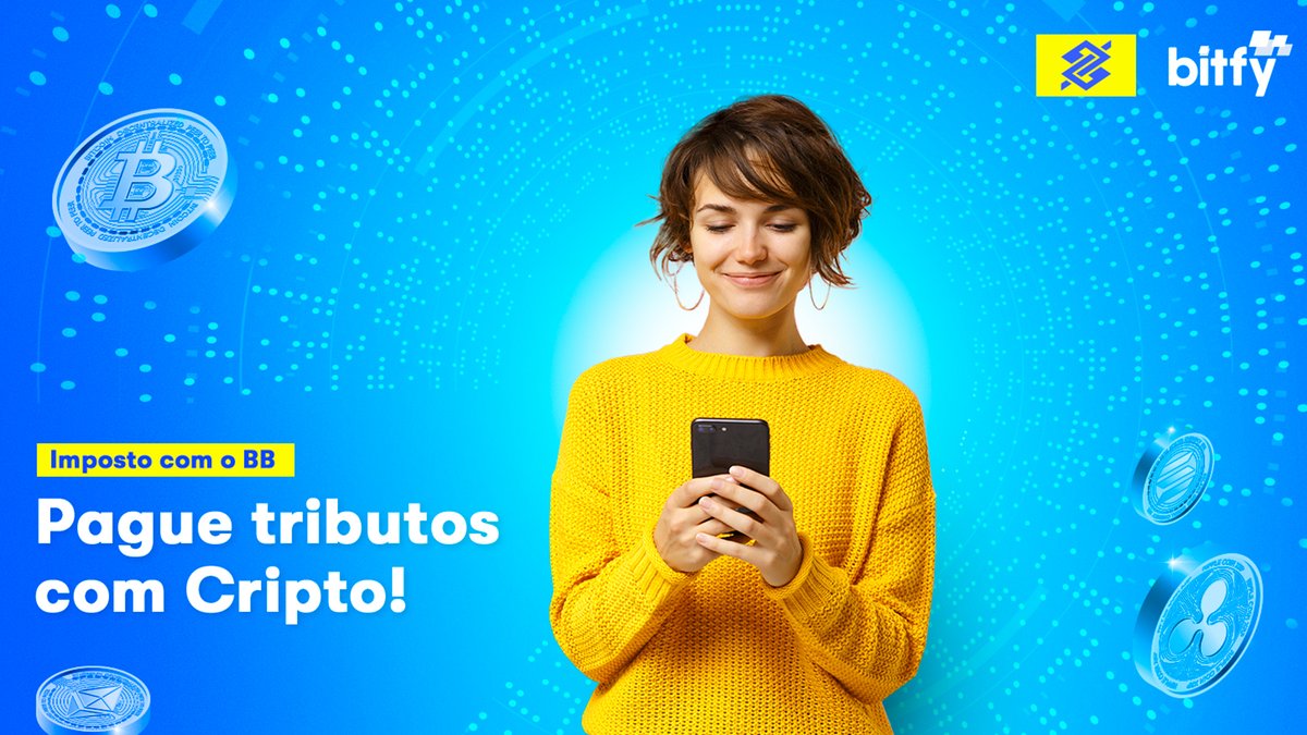 bitfyapp's tweet image. Temos a honra de anunciar que #Bitfy e @bancodobrasil se juntam para disponibilizar pela 1ª vez na história da economia mundial, o pagamento de #Impostos via #Criptomoedas 
Acesse nosso Blog e entenda melhor nossa nova feature de Pagamento de Impostos:
bitfy.app/imposto-com-o-…