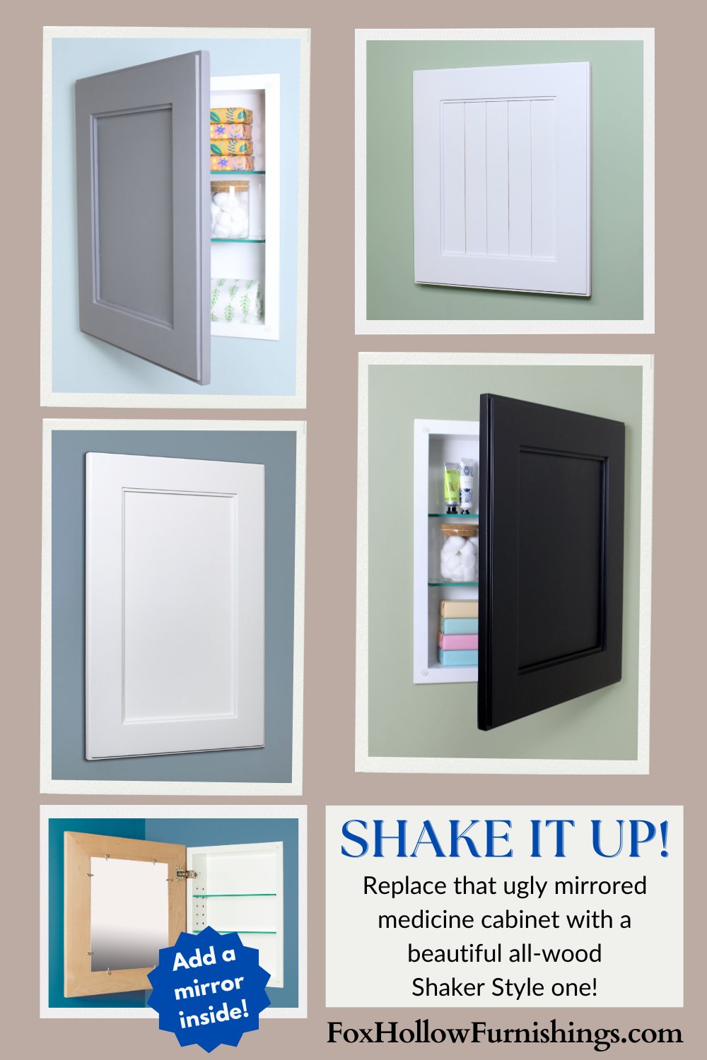 Fox Hollow Furnishings BathroomStorage X