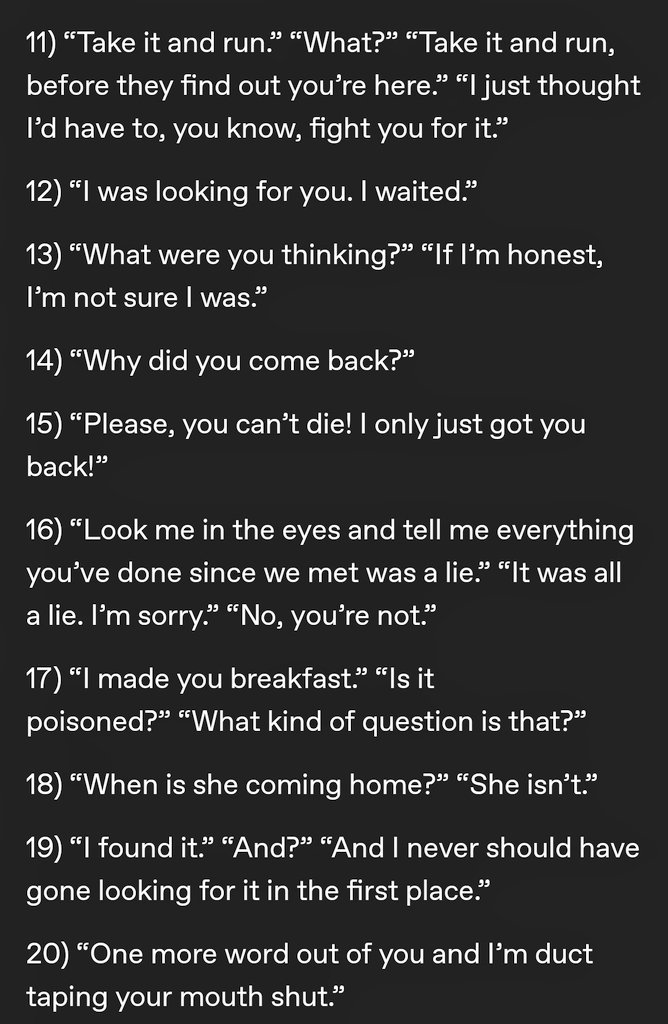 MINDBRUTALITY's tweet image. ㅤㅤㅤㅤ

ㅤㅤㅤㅤㅤ𝑾𝑹𝑰𝑻𝑰𝑵𝑮 𝑷𝑹𝑶𝑴𝑷𝑻𝑺
ㅤㅤㅤㅤㅤㅤ  ♡ 𝒇𝒐𝒓 𝒂 𝒔𝒕𝒂𝒓𝒕𝒆𝒓.
ㅤㅤㅤㅤㅤ 𝒒𝒓𝒕 𝒇𝒐𝒓 𝒂 𝒔𝒑𝒆𝒄𝒊𝒇𝒊𝒄 𝒑𝒍𝒐𝒕.
ㅤㅤㅤㅤ↻ 𝒕𝒐 𝒉𝒆𝒍𝒑 𝒔𝒑𝒓𝒆𝒂𝒅 𝒕𝒉𝒆 𝒘𝒐𝒓𝒅.

ㅤㅤ