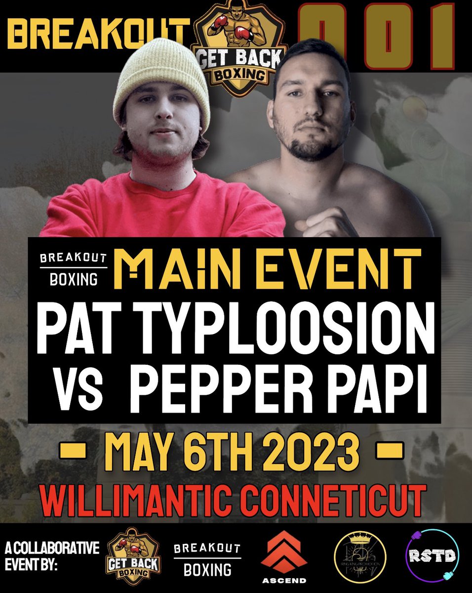 breakoutboxing's tweet photo. 🚨MAIN-EVENT PREDICTION🚨

Pat Typloosion vs The Pepper Papi

@AscendCombat | @GetBackBoxing | @typloosion | @thepepperpapi | 

POLL DOWN BELOW ⬇️⬇️⬇️ https://t.co/lUqJ9fqSSg