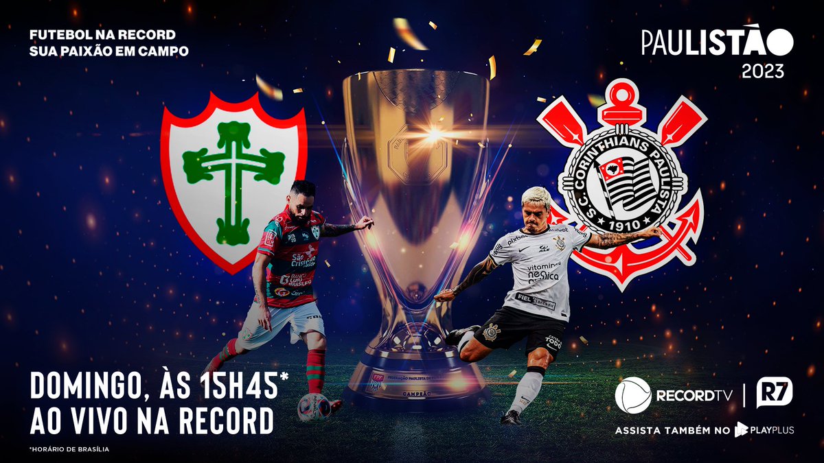comercialrecord's tweet photo. @Lusa_Oficial e @Corinthians entram em campo em mais uma partida do #PaulistãoNaRecord ⚽⚽⚽

Nosso time está pronto. Vem com a gente #RecordTV @portalr7 @sigaplayplus #Paulistão2023 #Paulistão #RecordTV

https://t.co/VQVYFe26k5 https://t.co/OTJ1ueK5Jd