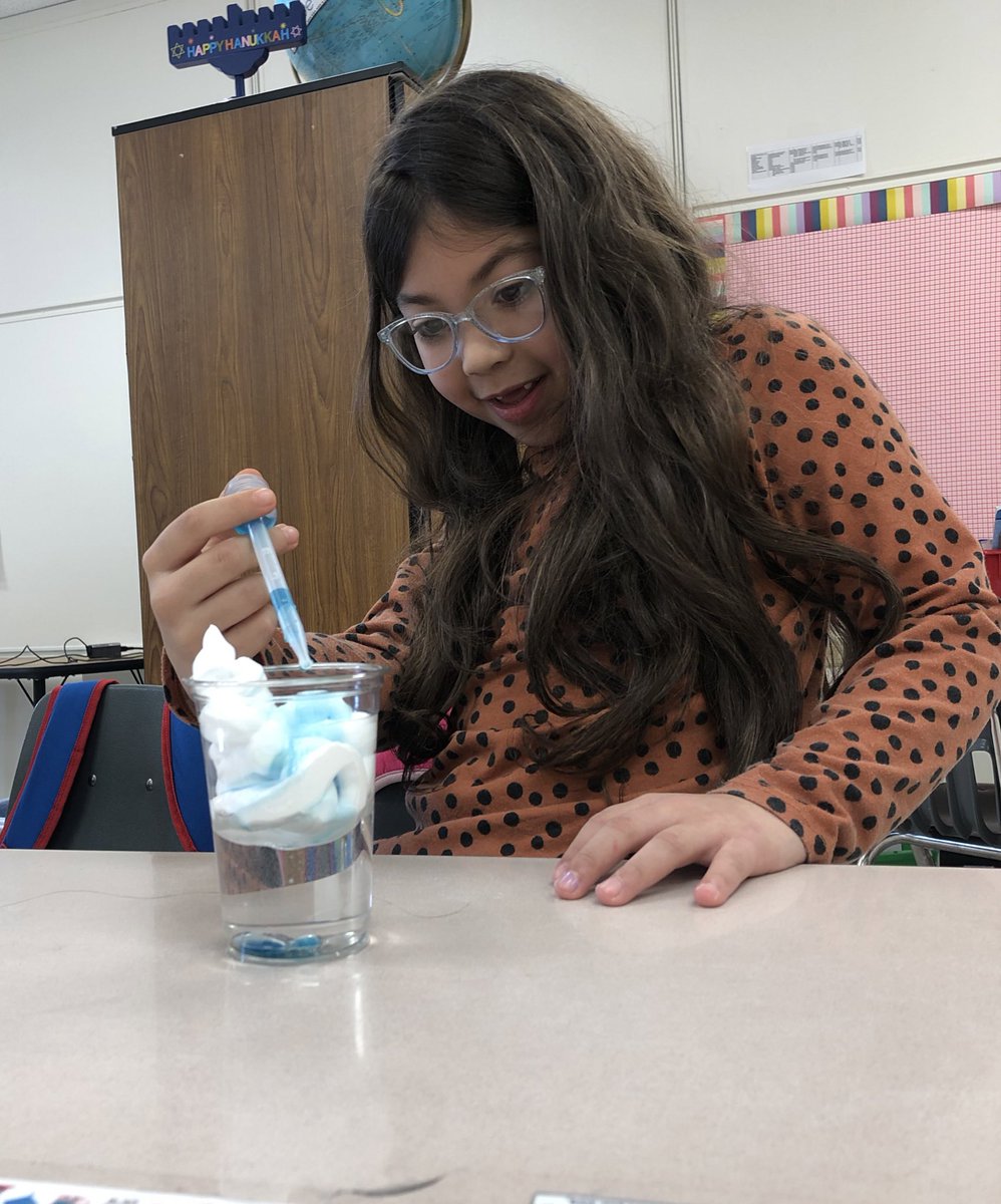 MsGillettMEA's tweet photo. Our scientists learned so much about precipitation with their rain clouds in a cup 🧪🌧 https://t.co/R7v3WJx5Bv