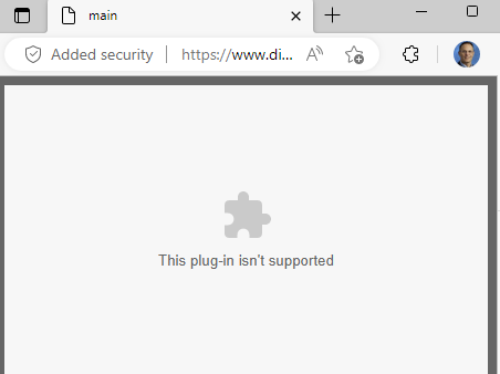 Not what we expected from a vendor site. Get the Delorean up to 88mph and try refreshing the browser.