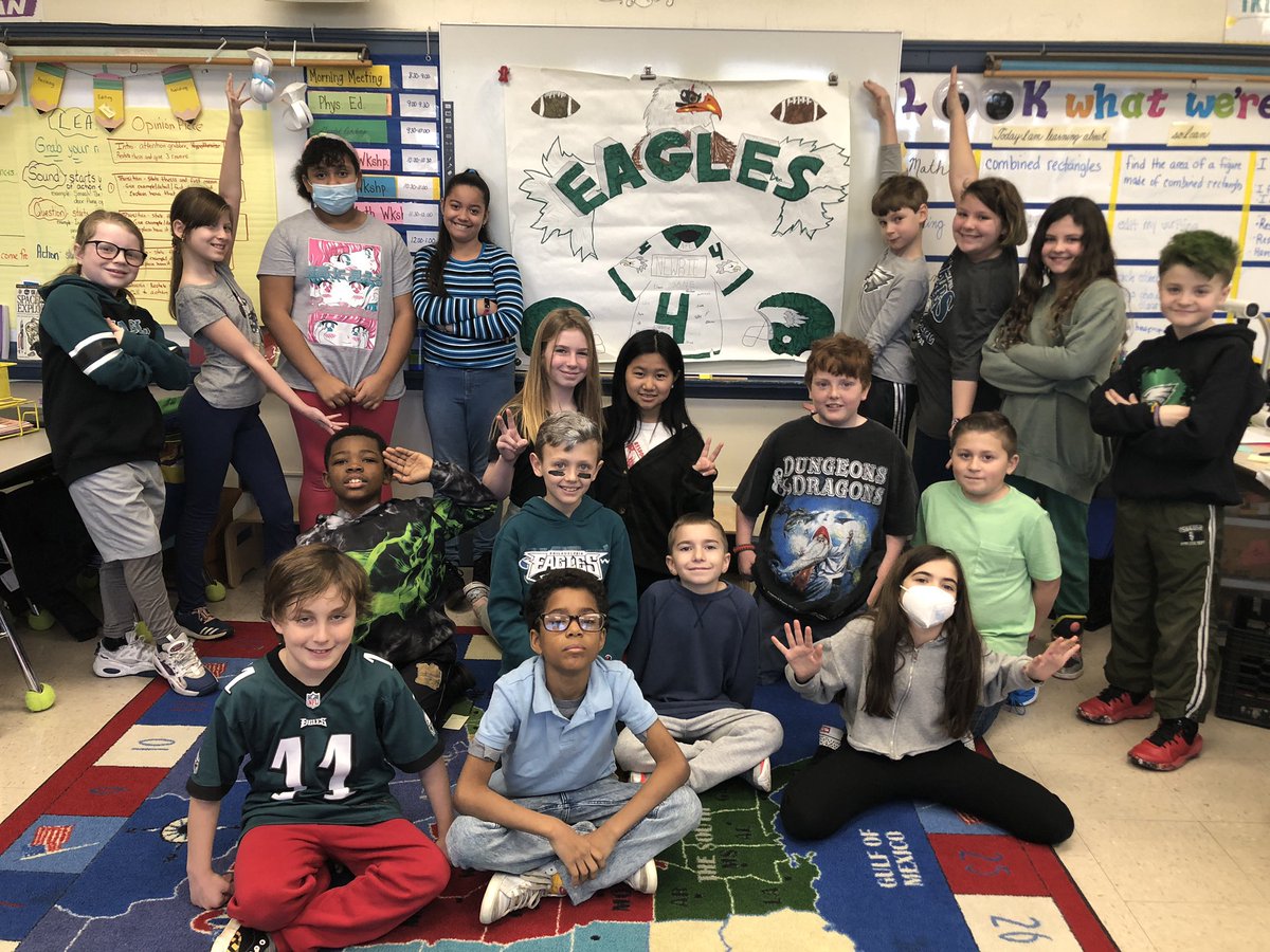 Showing our <a href="/Eagles/">Philadelphia Eagles</a> spirit! #FlyEaglesFly