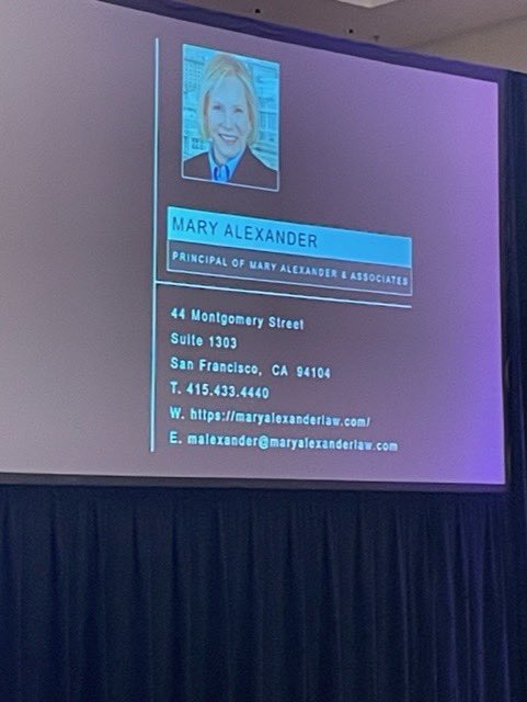 Here’s Mary Alexander in action, speaking at the latest AAJ convention!