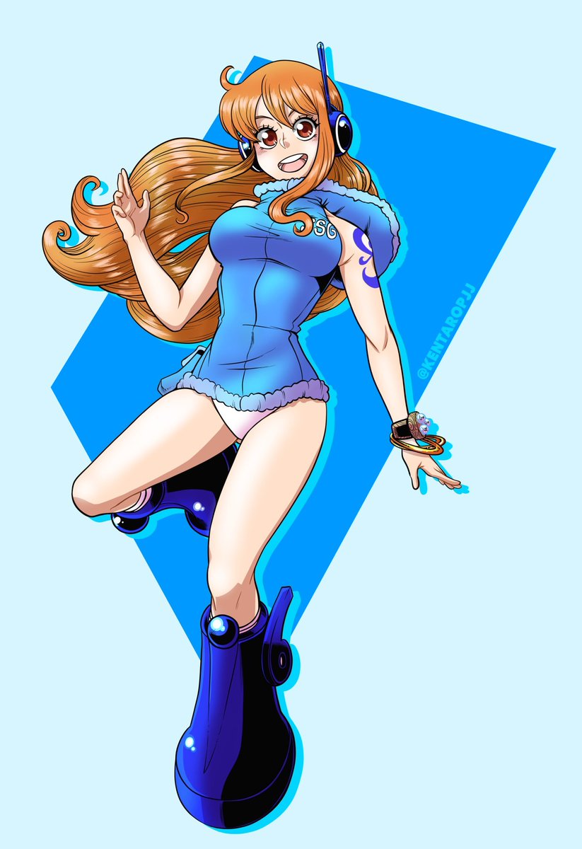 ナミ(ワンピース) 「Nami is trending so #ONEPIECE 」|James Valle @ KawaiiKon 504のイラスト