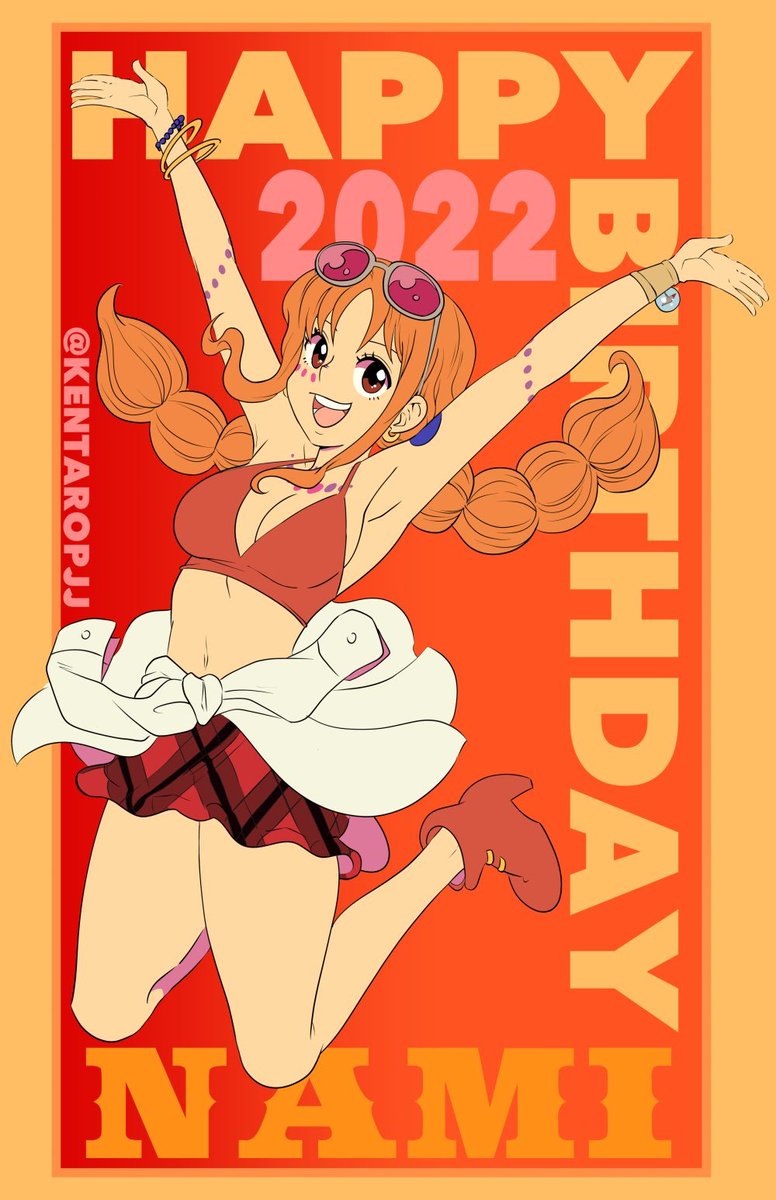 ナミ(ワンピース) 「Nami is trending so #ONEPIECE 」|James Valle @ KawaiiKon 504のイラスト