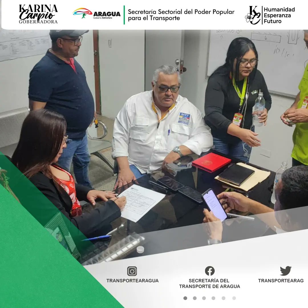 Hoy brindamos acompañamiento a la Gerencia Nacional de Servicios Conexos del INTT, quiénes visitaron el Terminal Central Maracay, realizamos un recorrido por los diferentes espacios, observando y evaluando los avances alcanzados en el mejoramiento del mismo.
#AraguaReverdece