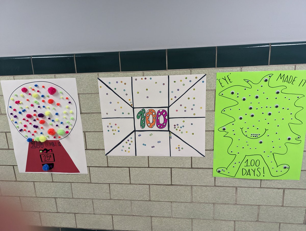 We made it to the 100th day in 2nd grade! Hooray for 100 Days! 🌟