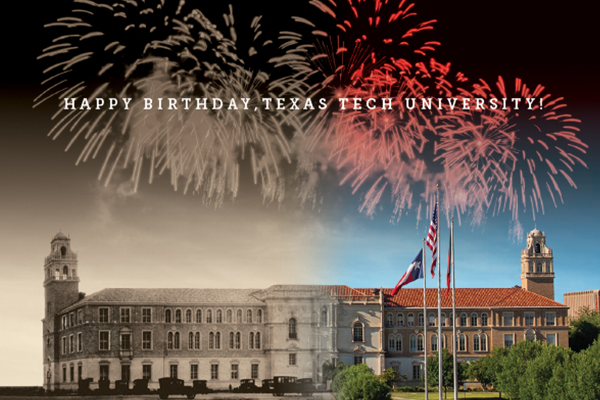 Today, we are proud to celebrate 100 years of Red Raider tradition! Happy Birthday, Texas Tech University! #TTU100 #WreckEm