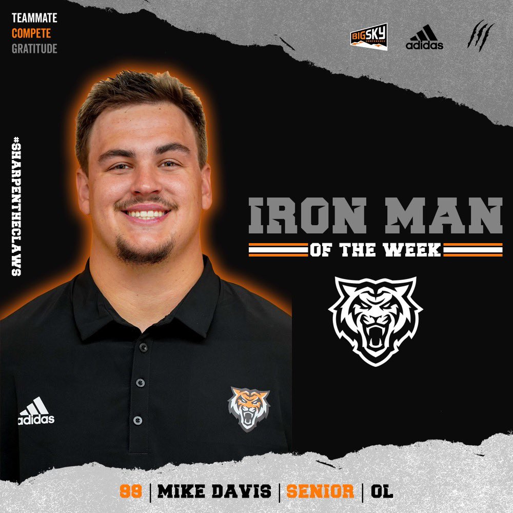 Congratulations to our Iron Men for week #4. Hard work does not go unnoticed!