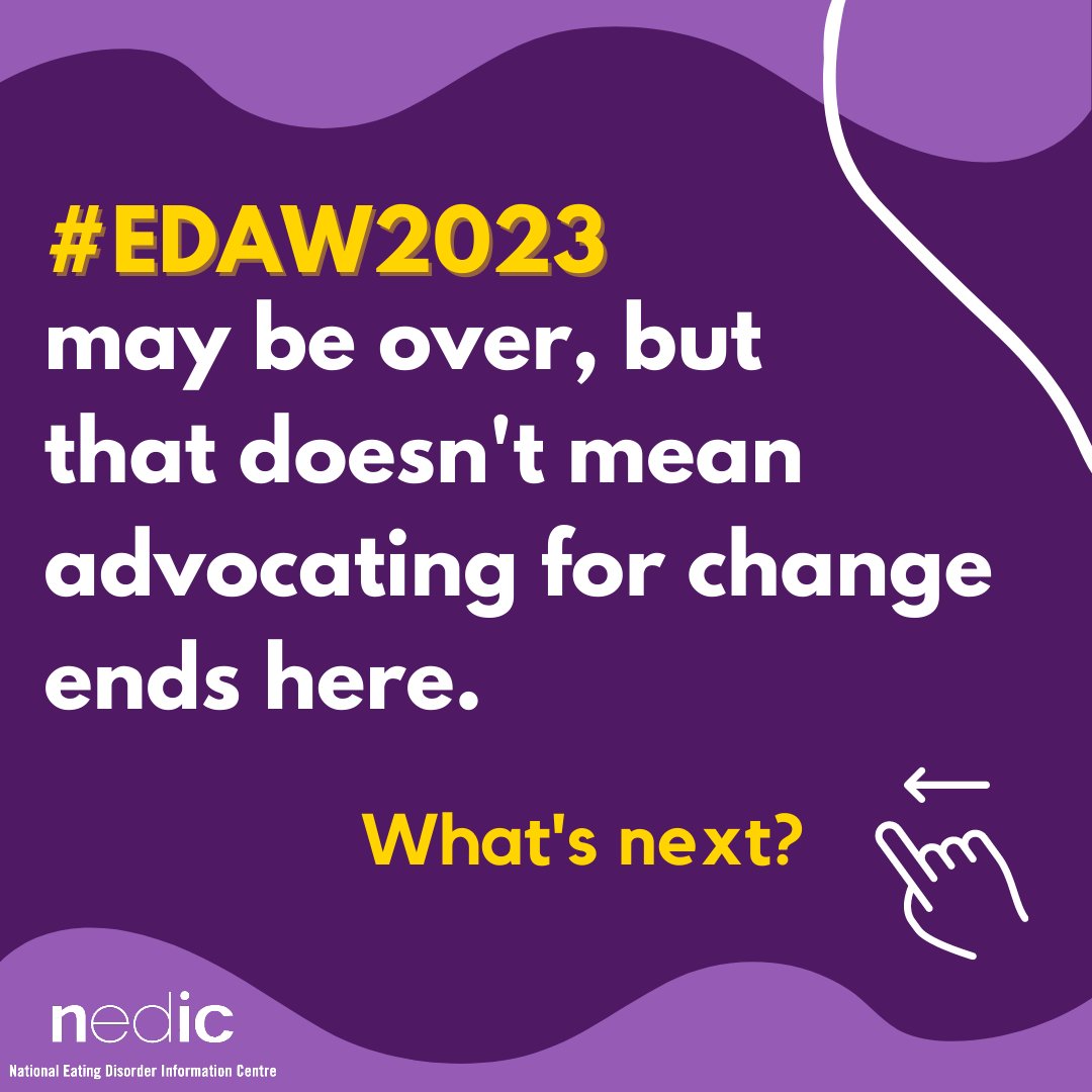 theNEDIC's tweet image. Thank you to everyone who participated in #EDAW2023! 💜

What&apos;s next? Let&apos;s work together so that advocating for change is not exclusive to only one week a year 🤝