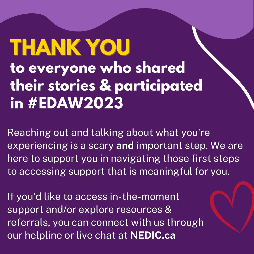 theNEDIC's tweet image. Thank you to everyone who participated in #EDAW2023! 💜

What&apos;s next? Let&apos;s work together so that advocating for change is not exclusive to only one week a year 🤝