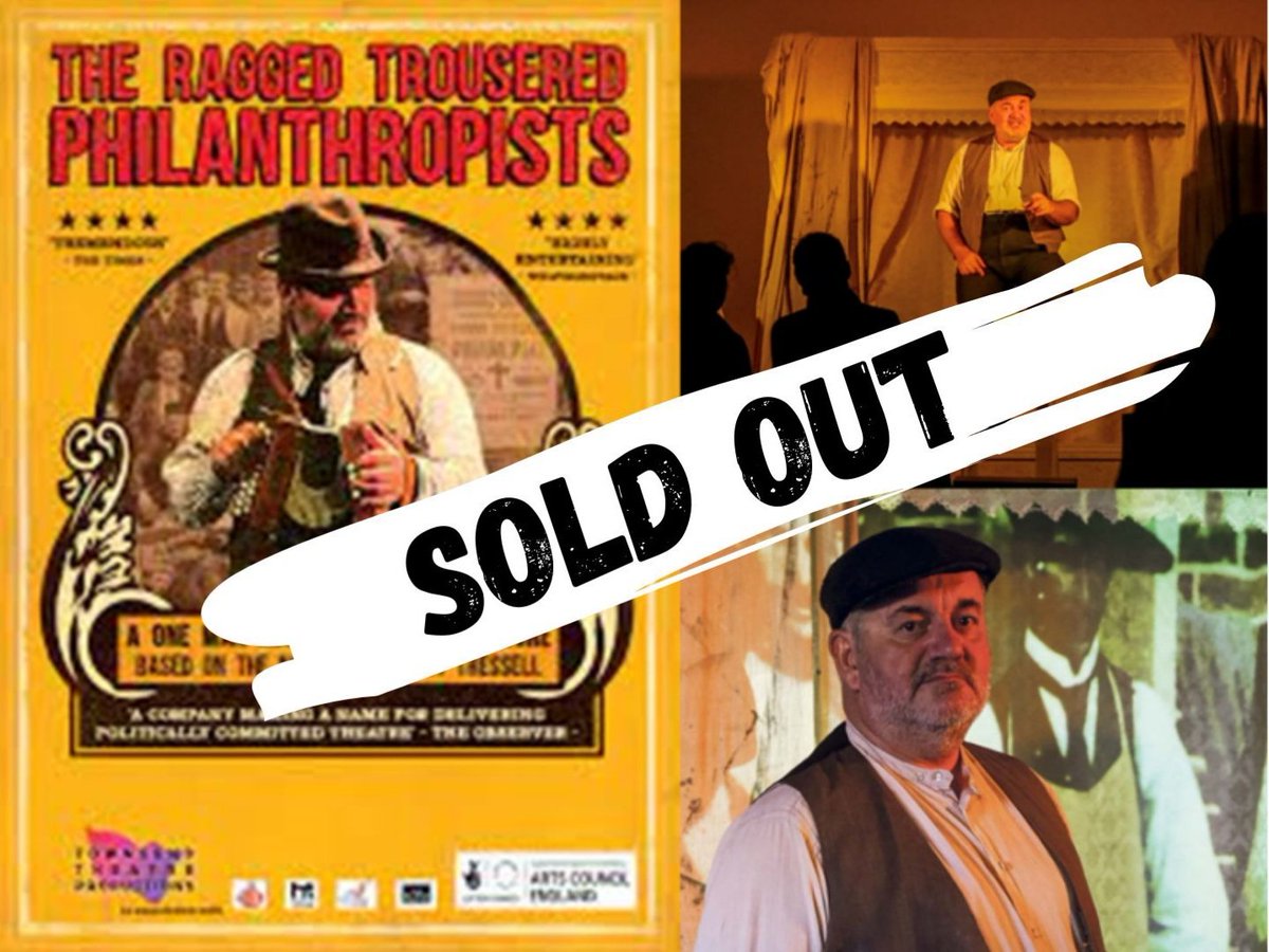 WOW! The Ragged Trousered Philanthropists at <a href="/FentonTownHall/">Friends of Fenton Town Hall</a> on 23rd Feb has now completely sold out! Thank you to Ben and the team at <a href="/thecafefenton/">The Cafe Fenton</a> for selling so many tickets 🎟