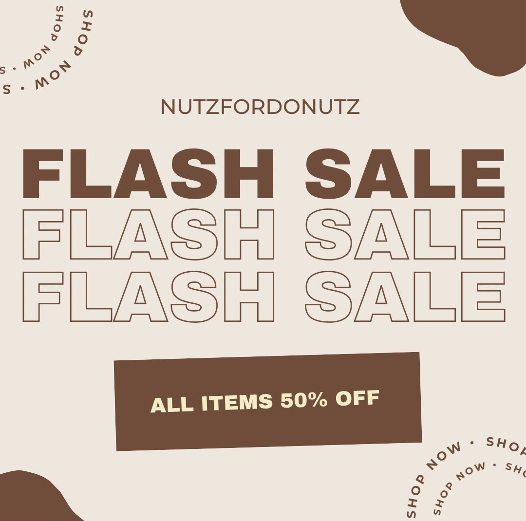 NutzforDonutz's tweet photo. FLASH FRIDAY SALE!!!⚡️⚡️

Start your weekend off right by coming to Nutz for Donutz to receive 50% off today! Happy Friday everyone!🍩  

#Nutz4Donutz #ABTatUFV 

PC: Olivia Schmidt📸 https://t.co/L5jYw9TiDd