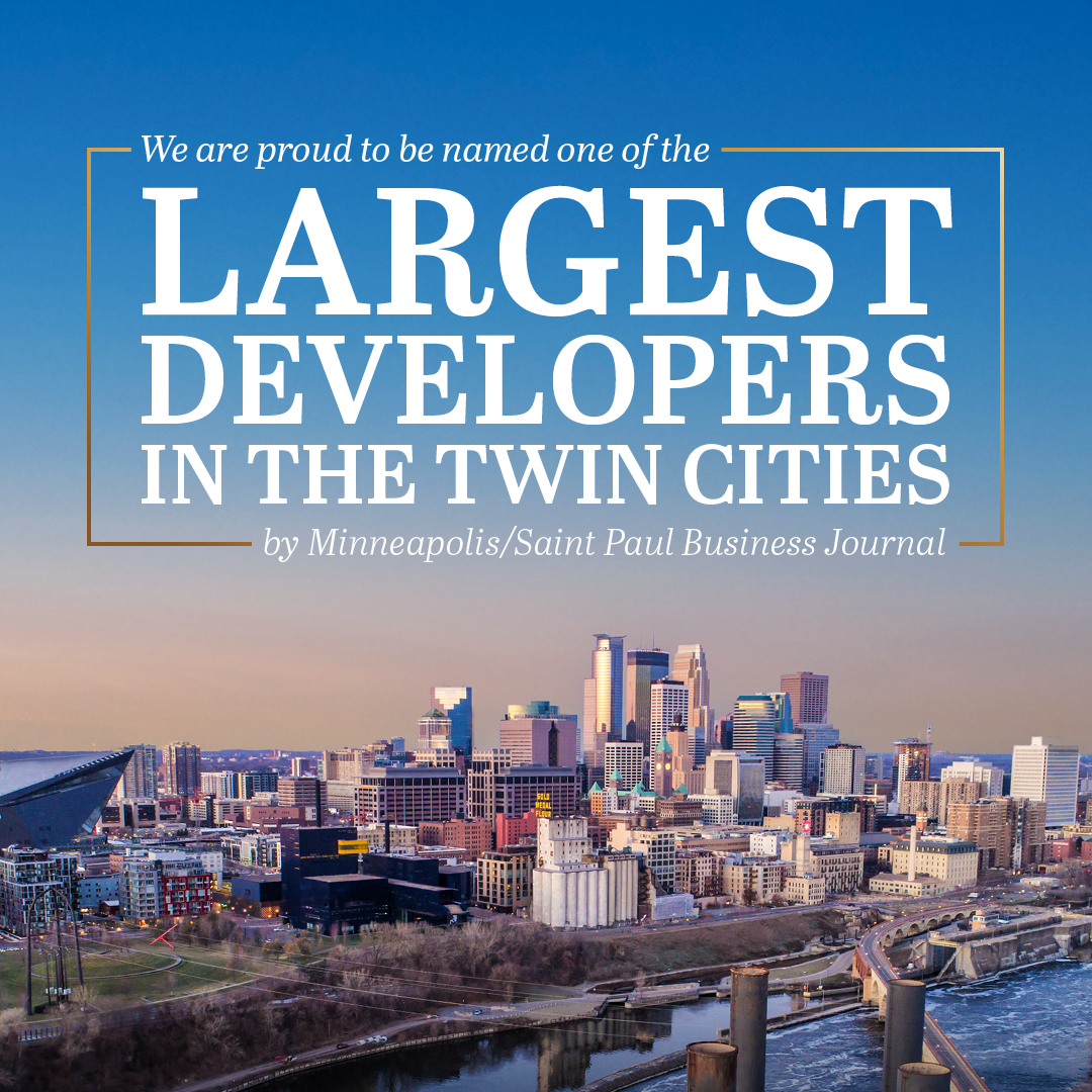We are once again listed as one of the Largest Developers in the Twin Cities by <a href="/MSPBJnews/">Minneapolis/St.Paul Business Journal</a>. Our vision and core values drive our decision-making, and we are thrilled by our growth and success. 
#Awards #Developer #OppidanBuilds