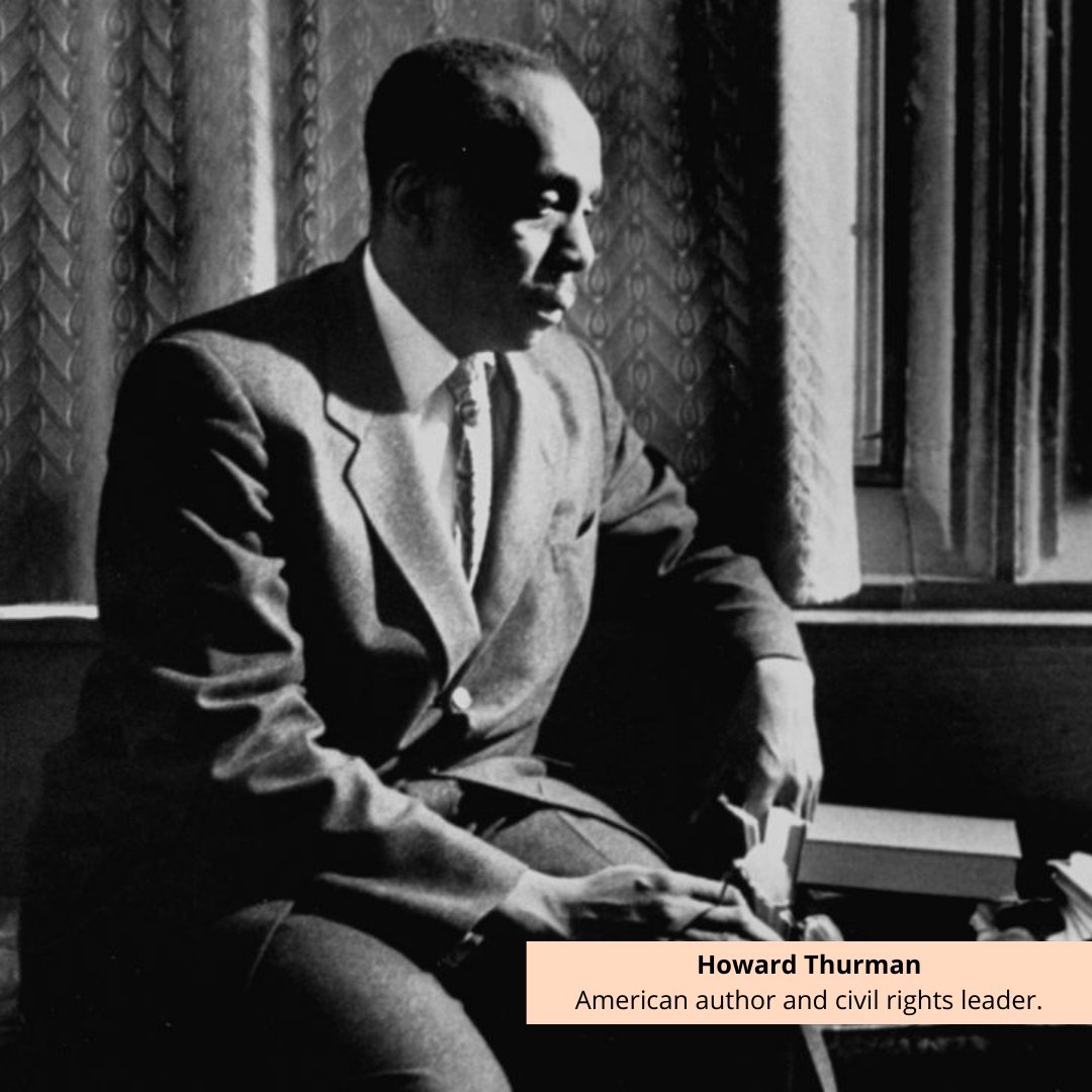 UWDEOHSCE's tweet photo. Honoring the legacy of Howard Thurman during #BlackHistoryMonth. A defender of nonviolent activism and spiritual mentor to MLK Jr. His words continue to inspire us today.

Photo credit: The LIFE Picture Collection/Getty Images via https://t.co/Az2o9Qmuar
 #HowardThurman https://t.co/dBYxBL9jpk