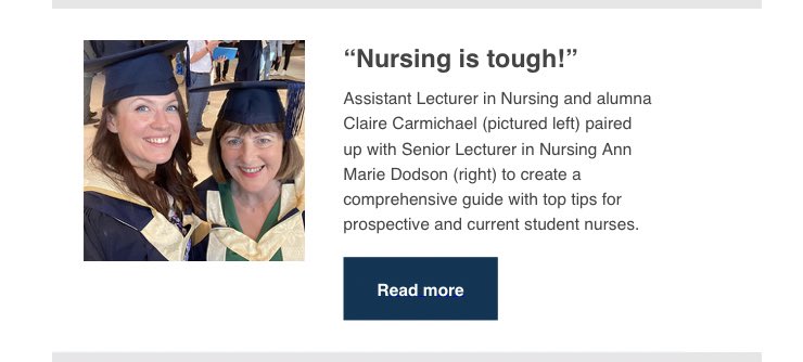 amd4_ann's tweet photo. I know Claire won’t want to do any self-promotion so I will! As a nurse teacher there is nothing more satisfying&amp; rewarding to see Stn’s graduate&amp;their career’s progress.Claire has always helped others&amp; this will culminate in her book being published in June by @Elsevier https://t.co/NtkaCnBvmX