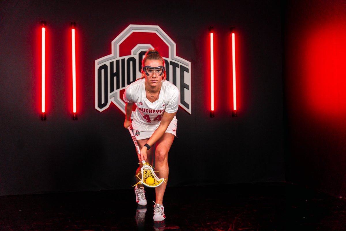 OhioStateWLAX's tweet photo. Sarah Klein with the first goal of the fourth quarter! She has two tallies in her first game in the Scarlet and Gray!

OSU 17, RMU 4 | 5:00 | Q4 https://t.co/eNJZSNv1PD