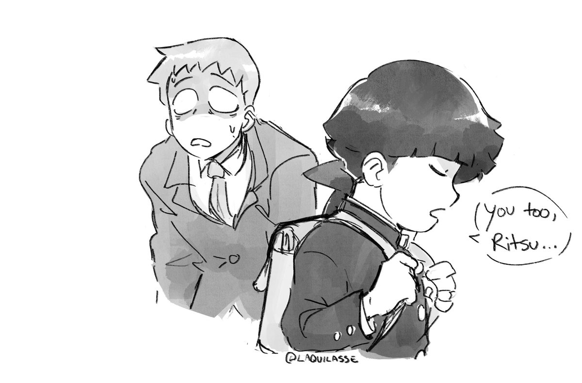 They couldn't along for like five minutes after ritsu kicked Reigen in the knees #mobpsycho100 #mp100 