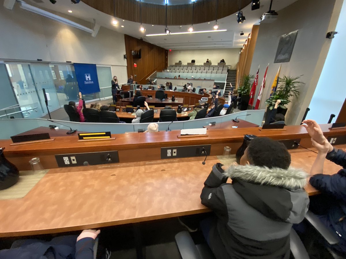 ecobrien6's tweet photo. What an awesome experience today at Hamilton City Hall! Thank you to @ward1wilson for answering all our questions and showing us around, it was so great to see the municipal government at work! @stjsces https://t.co/tmDt55pYJa