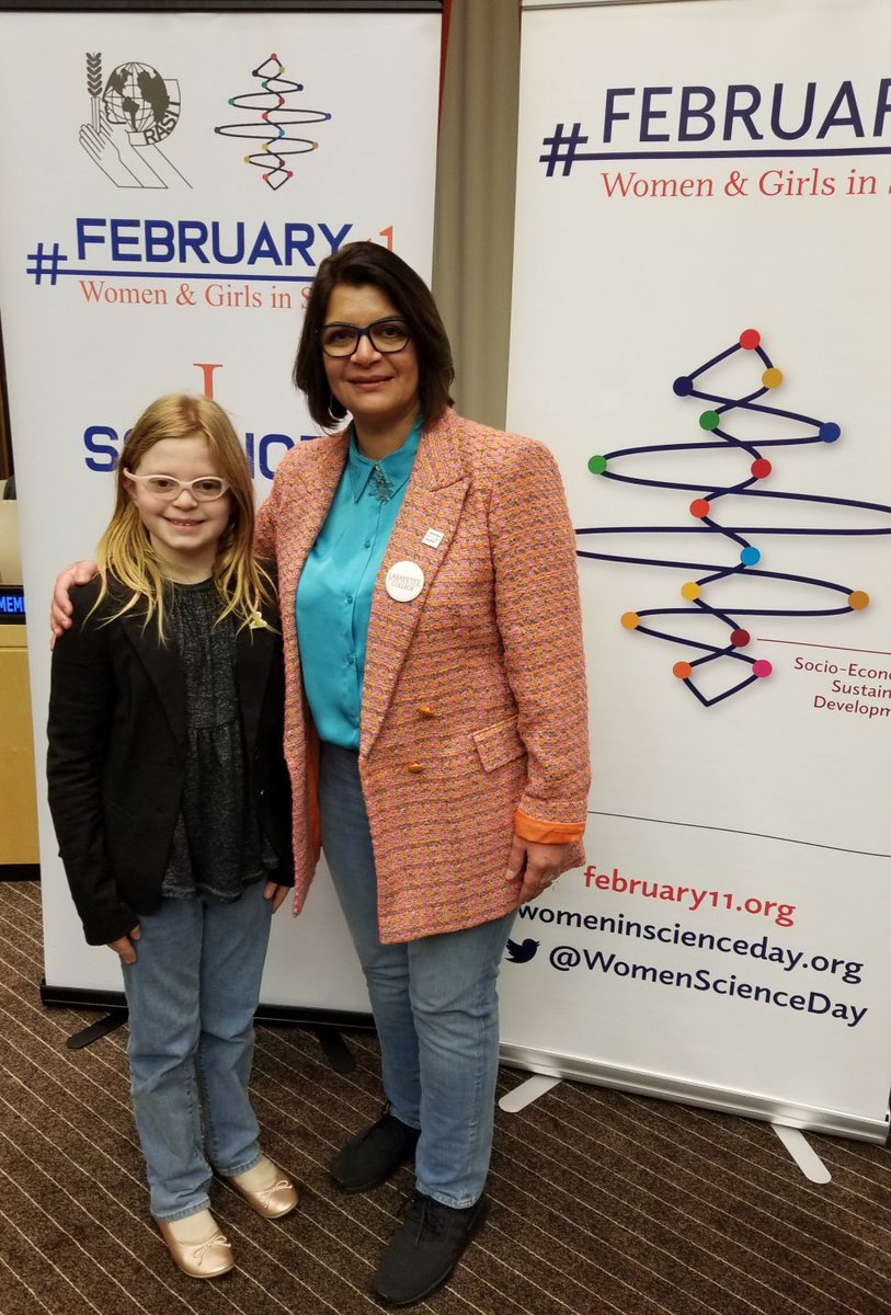 greenschoolsorg's tweet photo. We’re honored to be celebrating #InternationalDayofWomenAndGirlsInScience #February11 with Student Delegate, Ariadna Ingolfsdottir Goodman, and Her Royal Highness, Princess Dr. Nisreen El-Hashemite https://t.co/UwyuD0y0lS