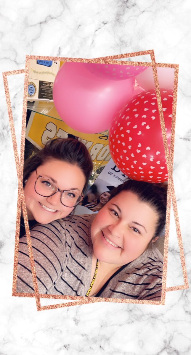 Mrs. Eichholz and Ms. Turner are prepping for the 6-8th grade Valentine’s Day dance at Harvard Junior High! #harvardrising @TomCardamone @MrSchwartzHJH