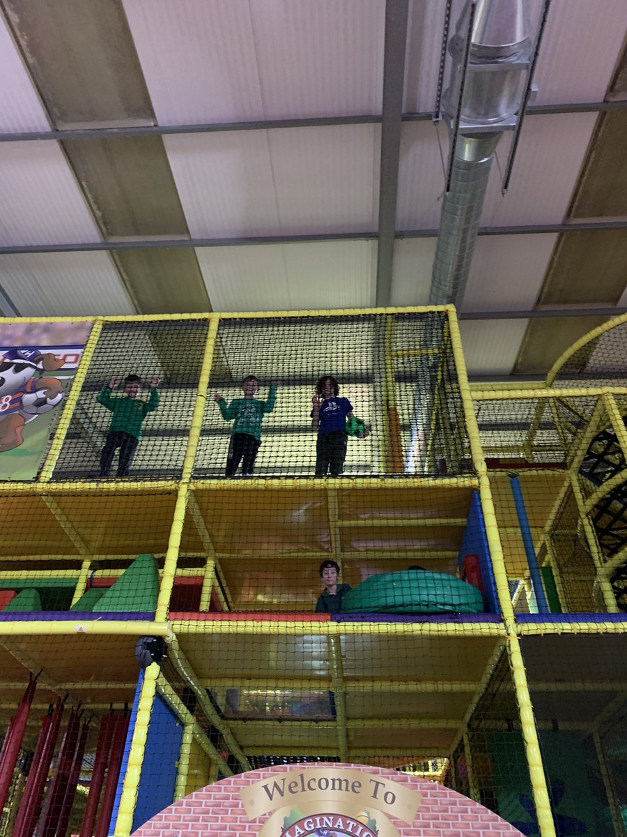 20thWorcester's tweet photo. Our two cub packs are having a ball at @ImaginationStre 

Trampolining, soft play until late and then a sleepover! What’s not to love 

#SkillsForLife #Mighty20th https://t.co/Tgl7JRki6a