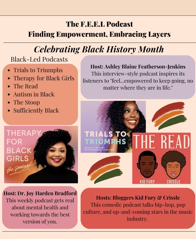 embracinglayers's tweet photo. In honor of Black History Month, our amazing feature writer, Jessica, has curated a newsletter of podcasts featuring Black voices! 🫶🏾
-
You can check out the newsletter at our website here: https://t.co/K6oaeUnVV3 🗞️ https://t.co/UNC3EnbwxA