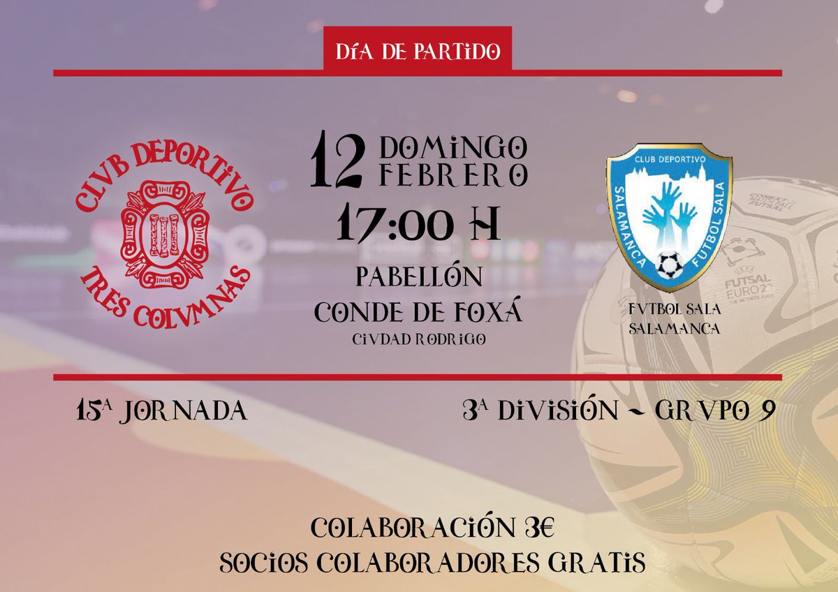 trescolumnascd's tweet photo. TERCERA DIVISIÓN 
📆JORNADA 15
⌚17:00 h
🆚 @unionistasfs
🏟️ Conde Foxá 

El domingo el III Textiles Acosta recibe a @unionistasfs antes del parón de carnaval. El equipo necesita el apoyo de la afición después de las últimas derrotas, os esperamos 👏🏻

A por el derby equipo ❤️🖤 https://t.co/iK3xhpOFY1
